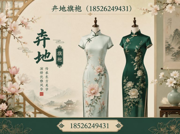 河西区新中式旗袍展示图