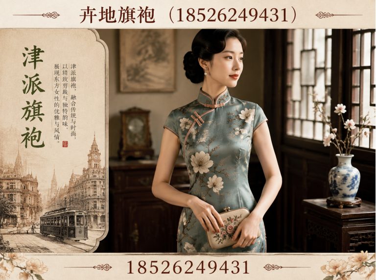 河西区津派旗袍展示图