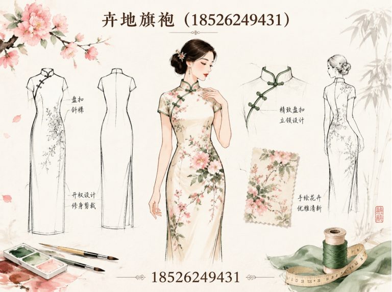 河西区卉地旗袍展示图